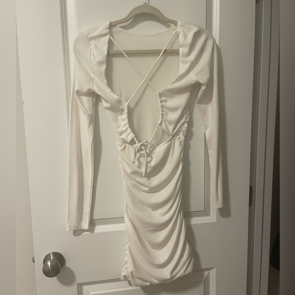 Princess Polly newton mini dress white - Picture 4 of 5